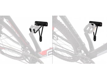 Držák kola FORCE na zeď za pedál, černý